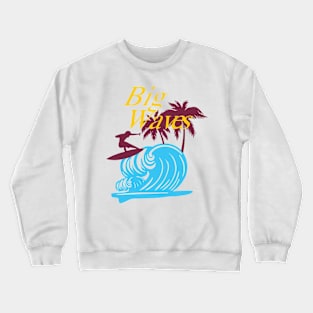 Big waves Crewneck Sweatshirt